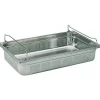 bac gastronorme perforé inox - avec anses panier - GN 1/1 profondeur 15 cm