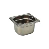 bac gastronorme plein inox - sans anse - GN 1/6 profondeur 6.5 cm