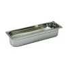 bac gastronorme plein inox - sans anse - GN 2/4 profondeur 6.5 cm