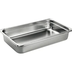 bac gastronorme plein inox - sans anse - GN 1/1 profondeur 15 cm