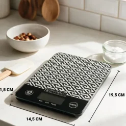 Balance de cuisine digitale conversion des liquides
