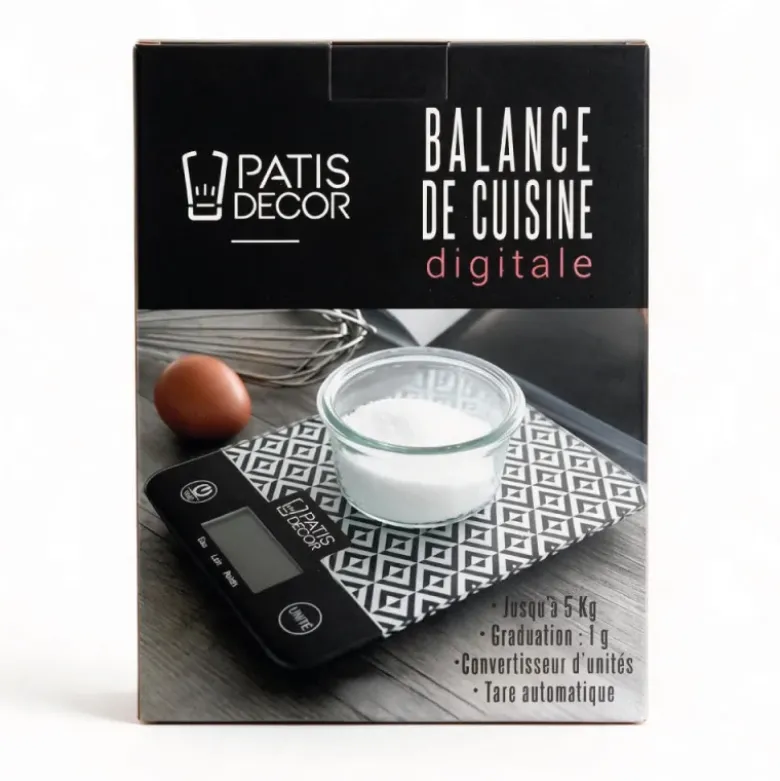 Balance de cuisine digitale conversion des liquides