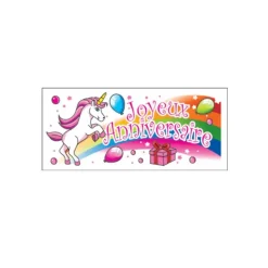 Banderole Anniversaire Licorne (x24) - DDM 05/26