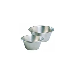 bassine inox fond plat 36 cm