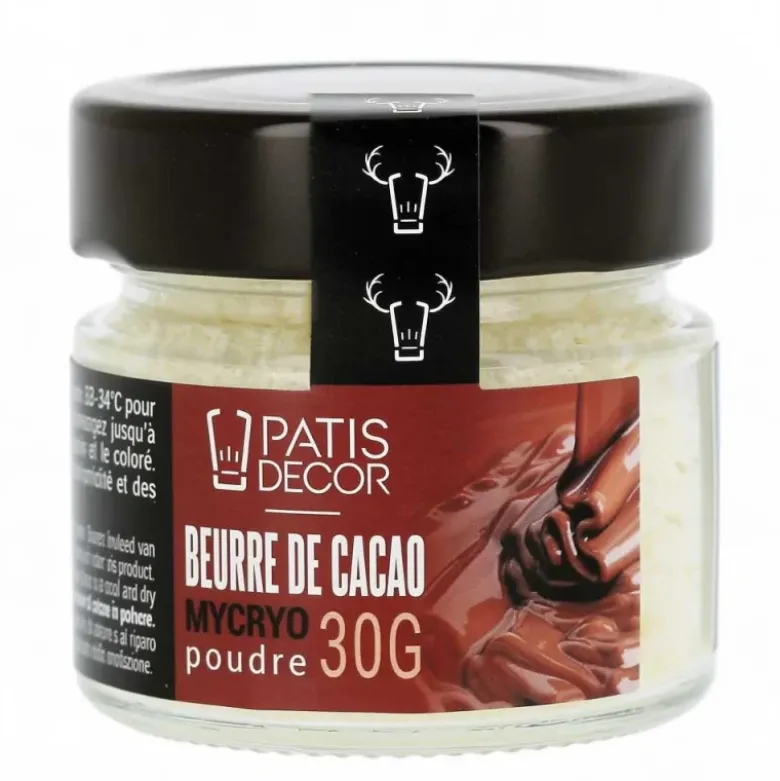 Beurre de cacao Mycryo en poudre - 30g