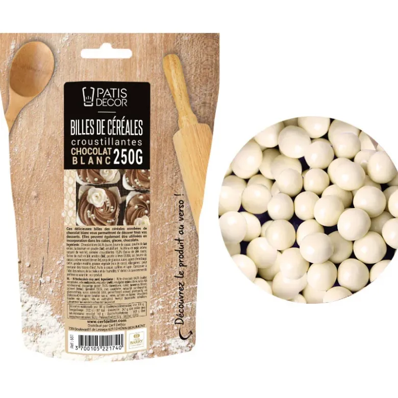 Billes céréales croustillantes Chocolat blanc 250 g