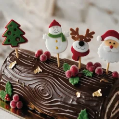 Boîte à bûche 30 cm et accessoires
