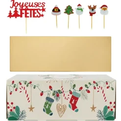 Boîte à bûche 30 cm et accessoires