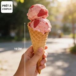 Boîte de 7 cornets à glace - 2 boules