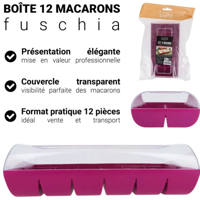 Boîte de 12 macarons