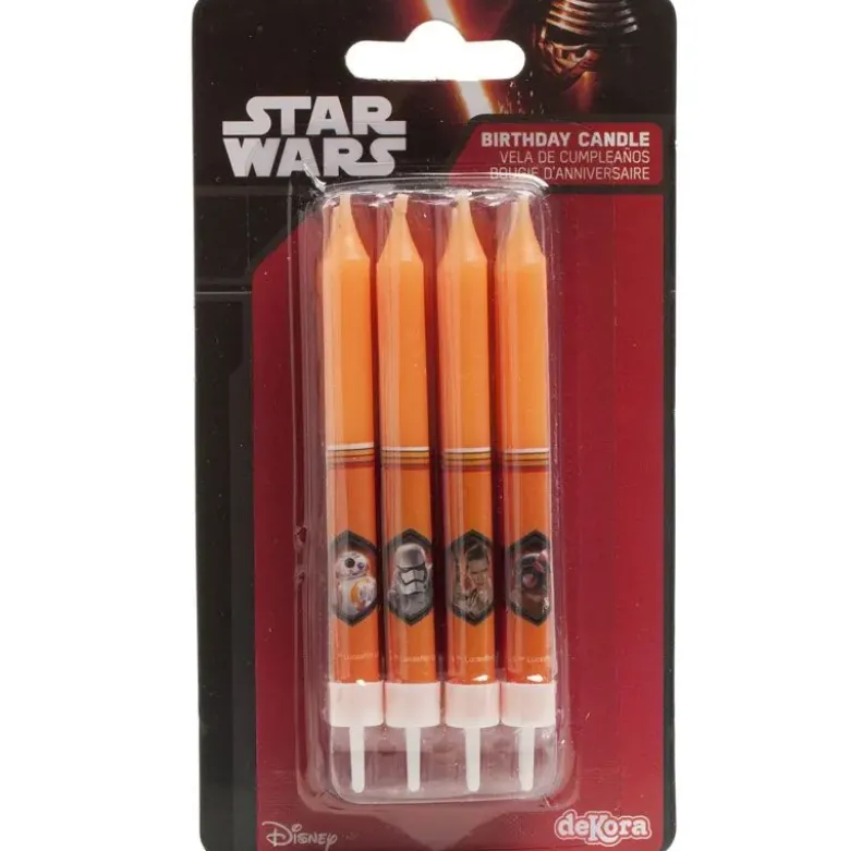 Bougie anniversaire Star Wars (x 8)