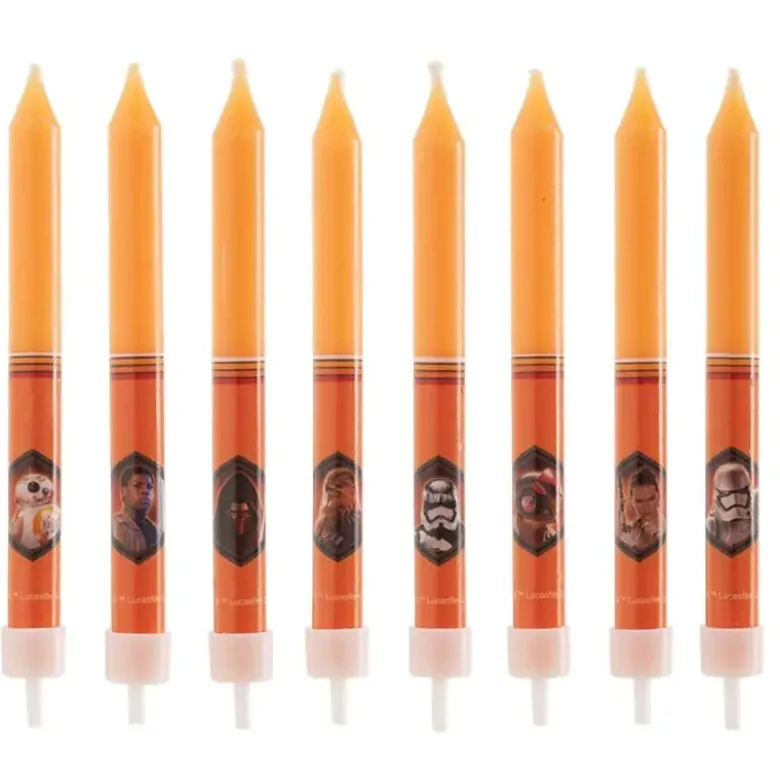Bougie anniversaire Star Wars (x 8)