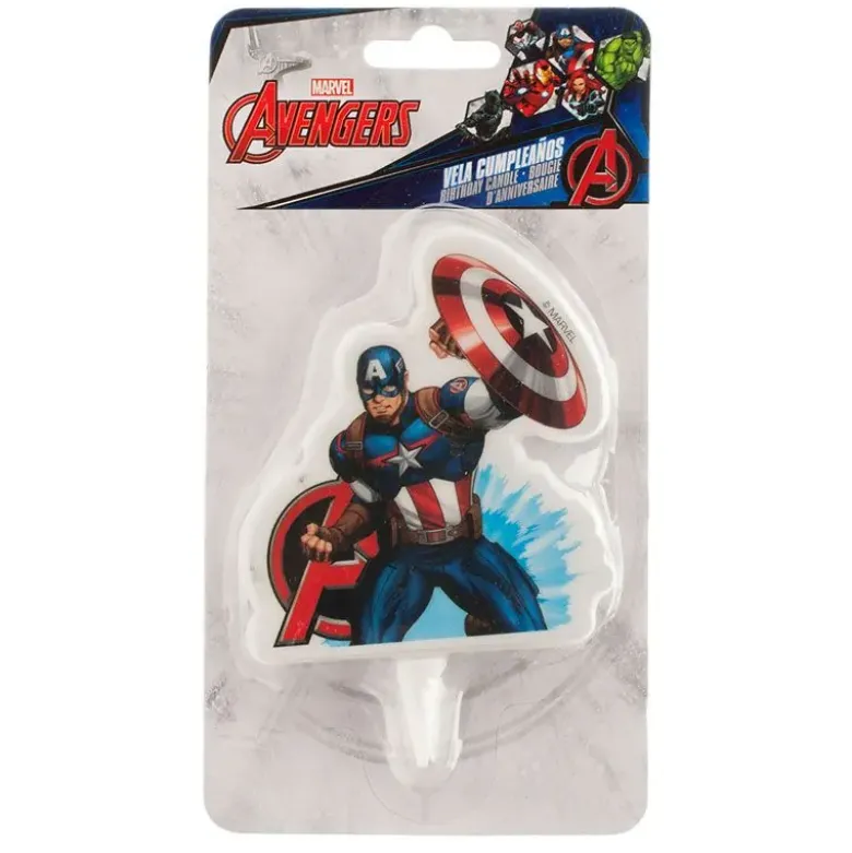 Bougie Captain America 2D