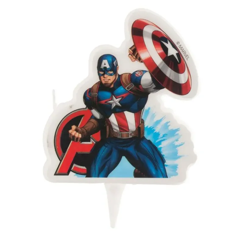Bougie Captain America 2D