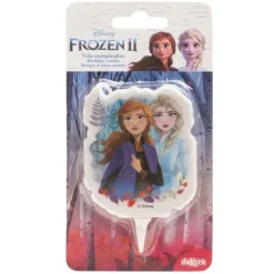 Bougie d'anniversaire la Reine des Neiges 2D