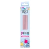 12 bougies roses hautes 13 cm