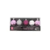 Boules de Noël sur pique assorties (x5)