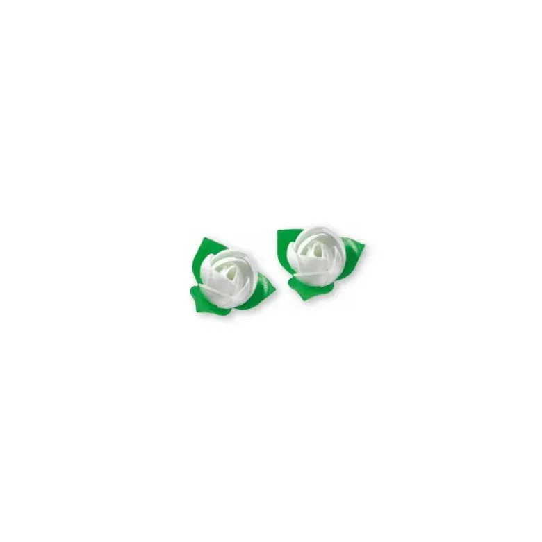 Boutons de rose blanche x15