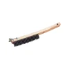brosse à grill avec grattoir 36.5 cm