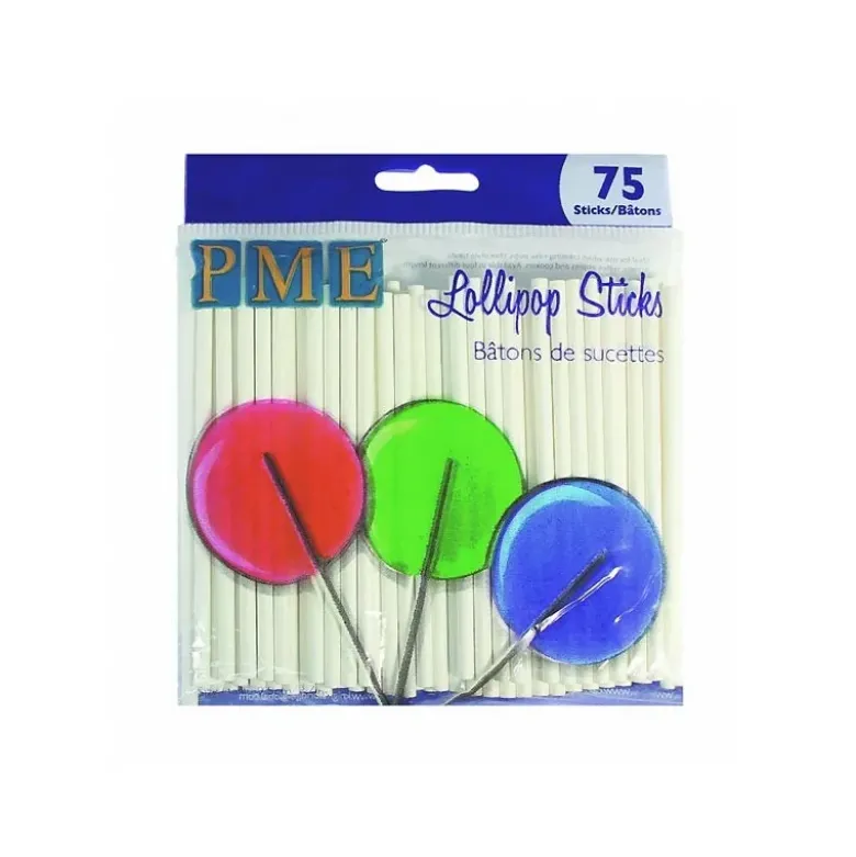 Bâtons de sucettes PME 9,5 cm (x75)
