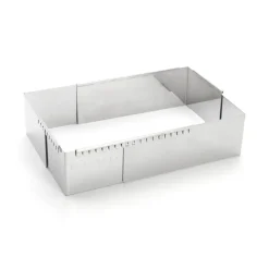 Cadre extensible inox rectangle Hauteur 5cm De Buyer