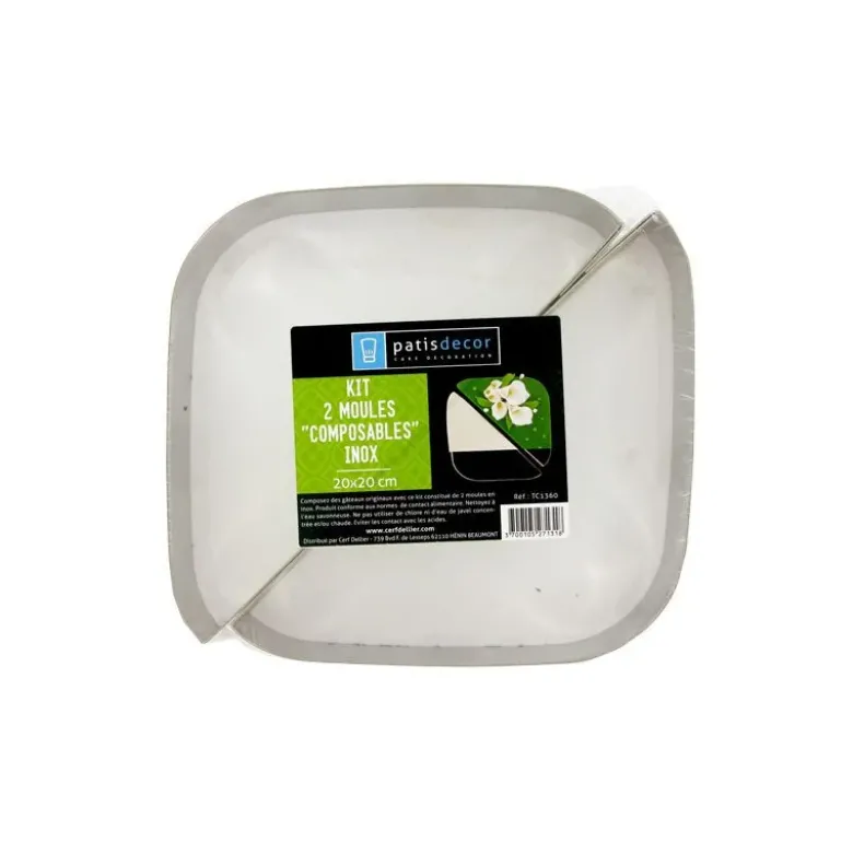 Cadre à patisserie modulable Twin 20 cm