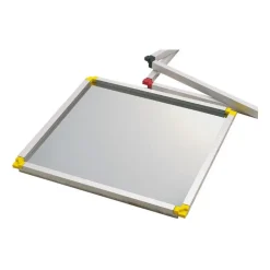 cadre superposable 350x350supplémentaire noir hauteur 2 cm