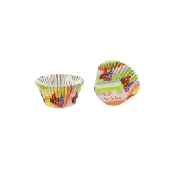 Caissette cupcake Happy Birthday Fête (x30)