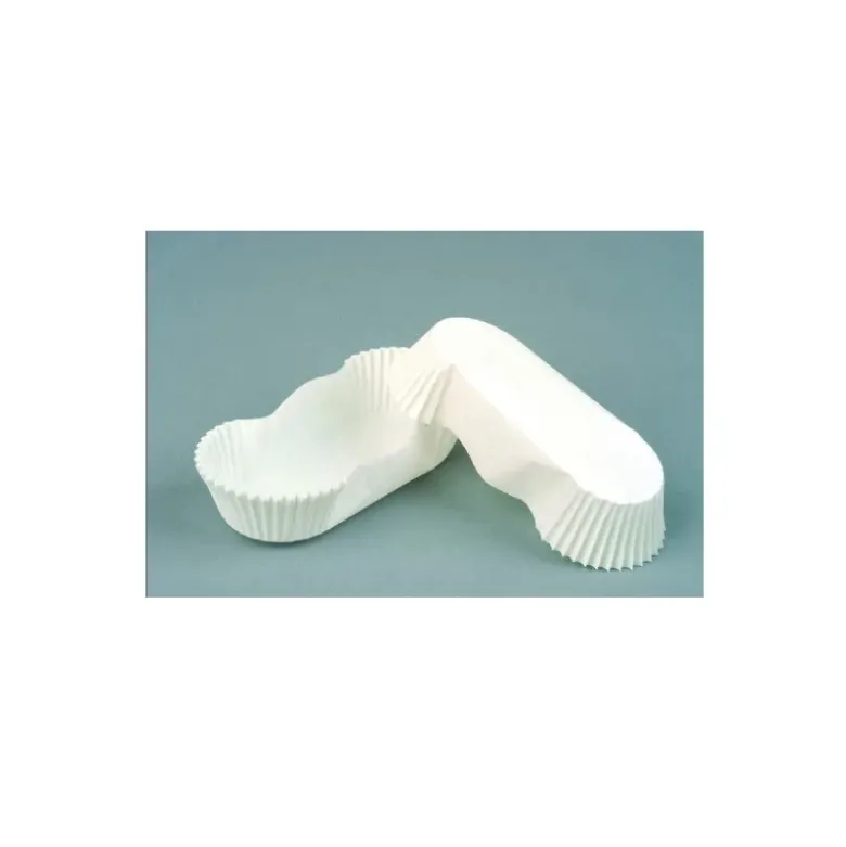 Caissette ovale plissée blanche Calypso n°88 (x1000)