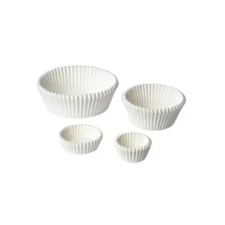 Caissettes cuisson Calypso blanches n°10 (x1000)