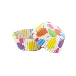 Caissettes cupcakes "Ballons d'anniversaire" (x50)