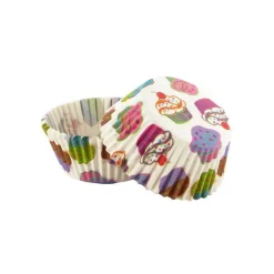 Caissettes cupcakes "Cupcakes colorés" (x50)