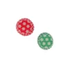 Caissettes cupcakes de cuisson "christmas green/red" (x16)