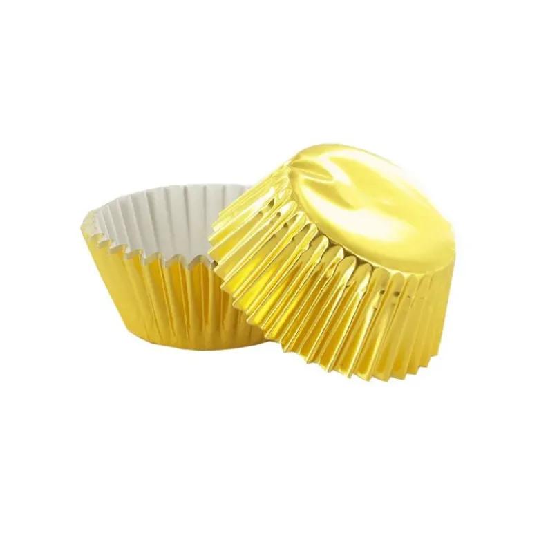 Caissettes cupcakes dorées (x50)