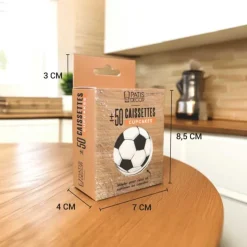 Caissettes cupcakes "Football" (x50)
