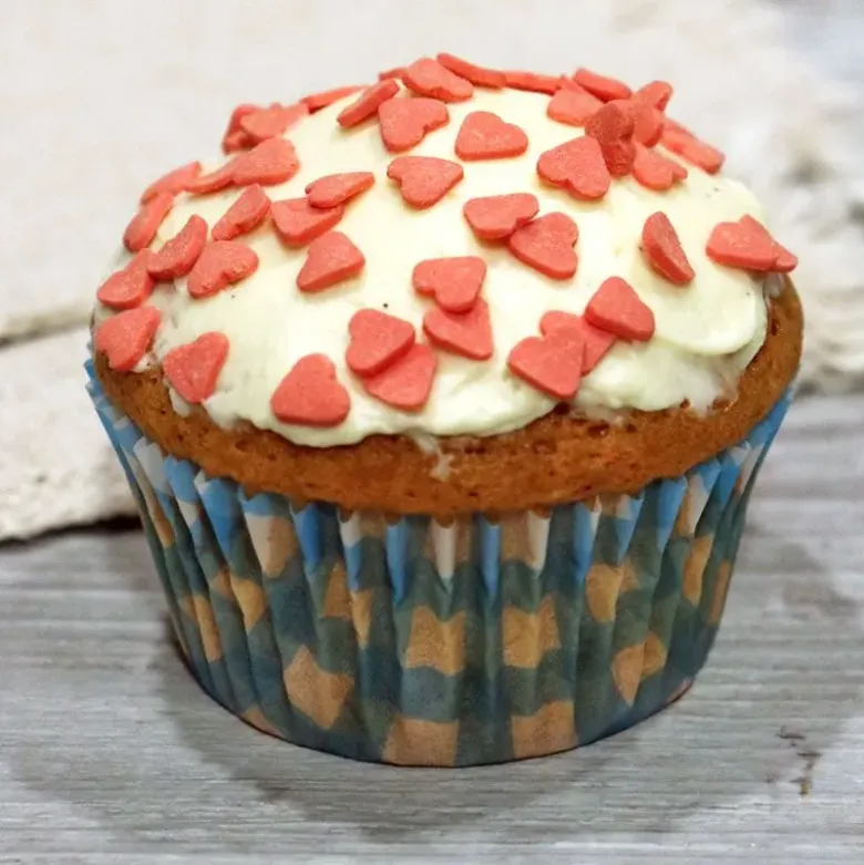 Caissettes cupcakes "Vichy bleu" (x50)