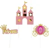 Cakes toppers Anniversaire princesses 2 (x3)