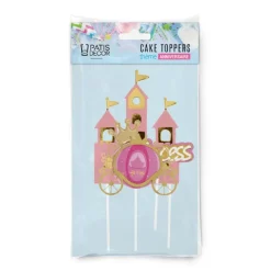Cakes toppers Anniversaire princesses 2 (x3)