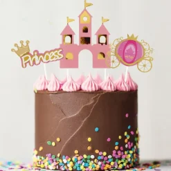 Cakes toppers Anniversaire princesses 2 (x3)