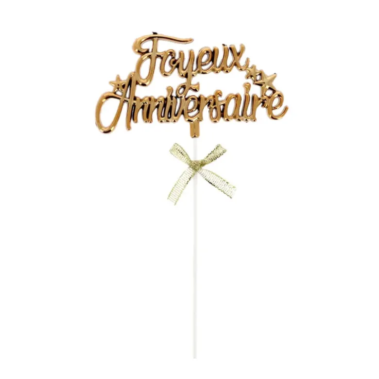 Cake topper "Joyeux anniversaire"