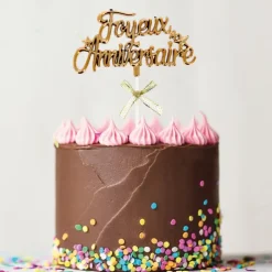 Cake topper "Joyeux anniversaire" (x30)