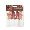 Cake toppers bonhommes en pain d'épices