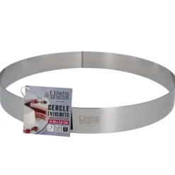 Cercle à entremets inox H 3,5 cm Ø 28 cm