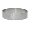Cercle gradué inox extensible 18 à 36 cm H 4,5 cm De Buyer