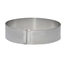 Cercle gradué inox extensible 18 à 36 cm H 4,5 cm De Buyer