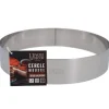 Cercle à mousse inox H 4,5 cm Ø 22 cm