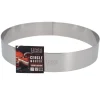 Cercle à mousse inox H 4,5 cm Ø 26 cm