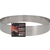 Cercle à mousse inox H 4,5 cm Ø 28 cm