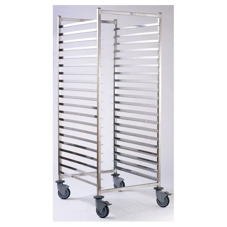 chariot de fermentation inox 60x80 cm entrée 600 20 niveaux