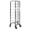 chariot inox pour 8 bacs à pâtons espacement 18.5 cm